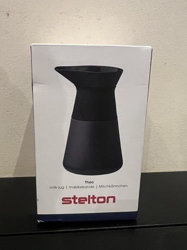 Black stelton theo milk jug - black,