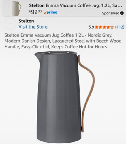 Stelton emma vacuum - stelton, 1.2l