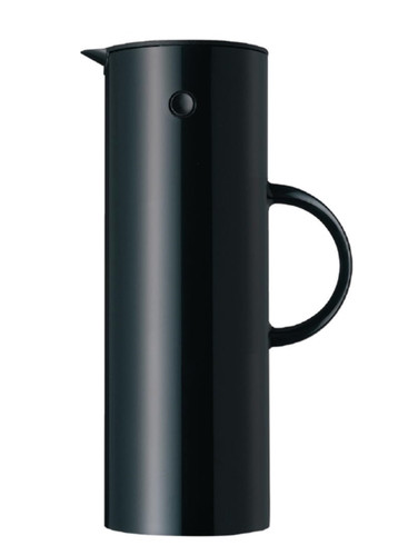 Stelton black 1lt vacuum jug - stelton, jug.